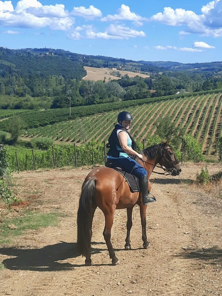 Paardrijden rondom Montespertoli
